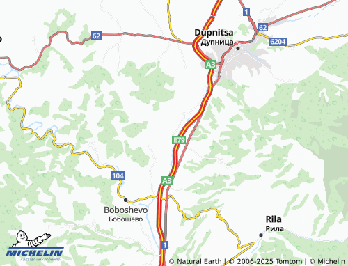 MICHELIN-Landkarte Blazhievo - ViaMichelin