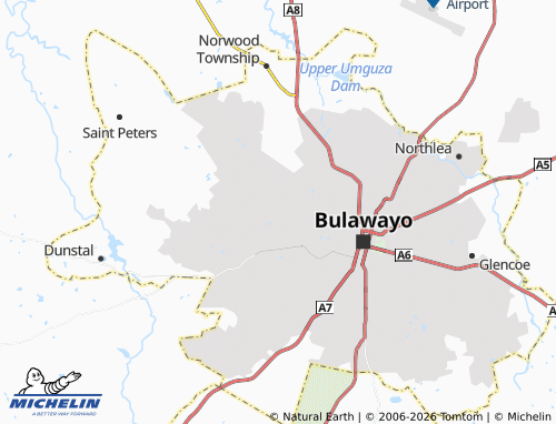 MICHELIN Njube map - ViaMichelin