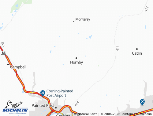 Mapa MICHELIN Hornby - ViaMichelin