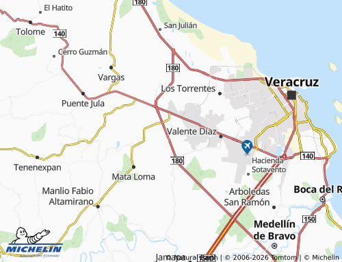 Mappa MICHELIN Santa Rita - ViaMichelin