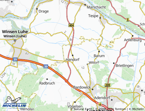 MICHELIN Handorf map - ViaMichelin
