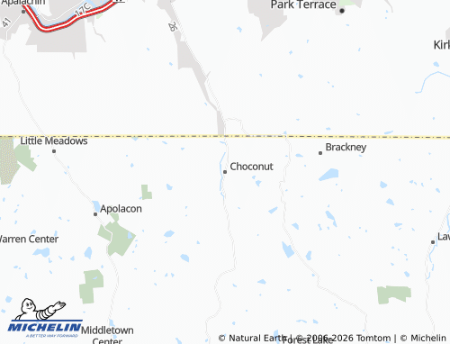 Mappa MICHELIN Choconut - ViaMichelin