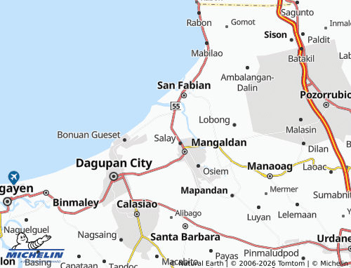 MICHELIN Bantayan map - ViaMichelin
