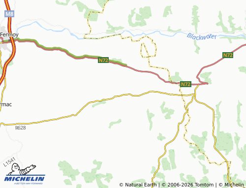 Mappa MICHELIN Conna - ViaMichelin