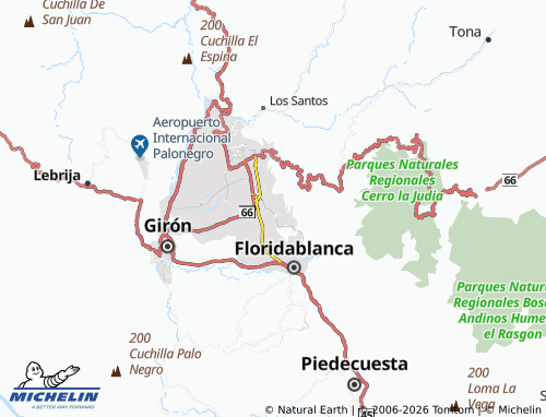 Carte MICHELIN Santa Bárbara - ViaMichelin