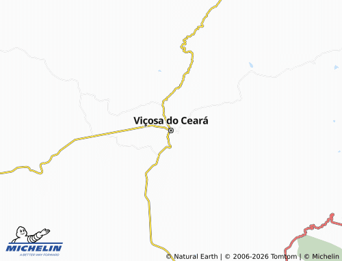 MICHELIN Viçosa do Ceará map - ViaMichelin