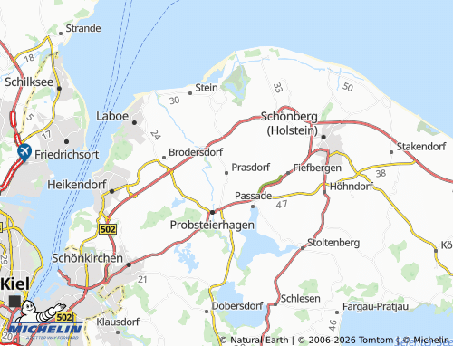 MICHELIN Prasdorf map - ViaMichelin