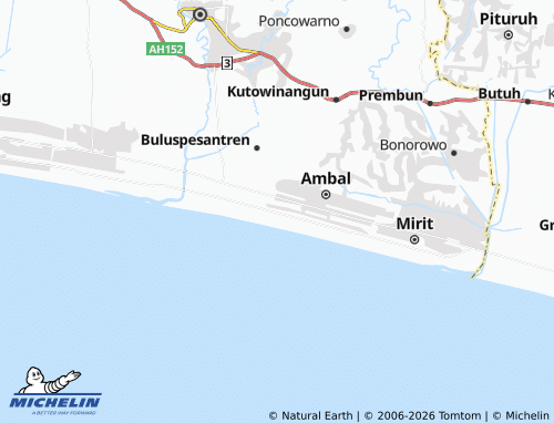 Carte MICHELIN Entak - ViaMichelin