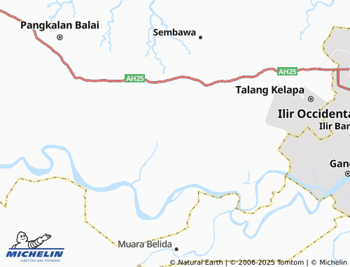 MICHELIN Sungai Naik map - ViaMichelin