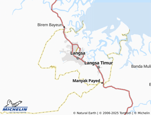 MICHELIN Gampong Jawa map - ViaMichelin