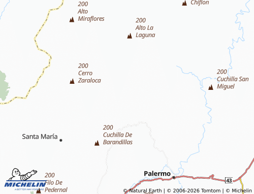 MICHELIN La Lupa map - ViaMichelin