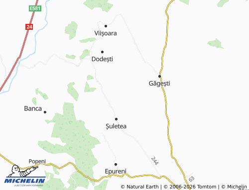 MICHELIN-Landkarte Jigălia - ViaMichelin