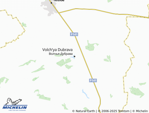 MICHELIN Volch'ya Dubrava map - ViaMichelin