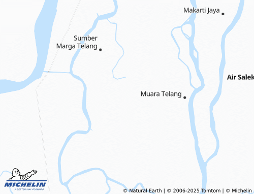 MICHELIN Talang Indah map - ViaMichelin