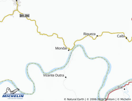 MICHELIN Floresta map - ViaMichelin