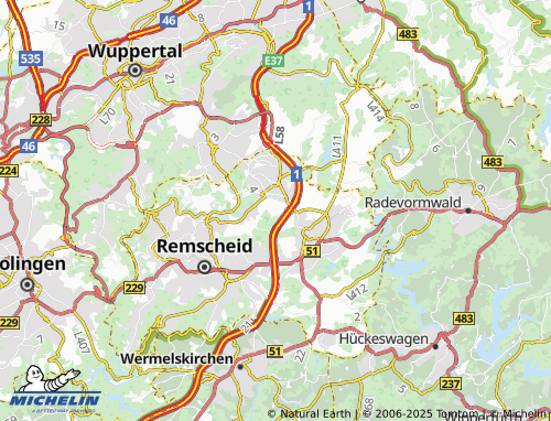 MICHELIN Buscherhof map - ViaMichelin