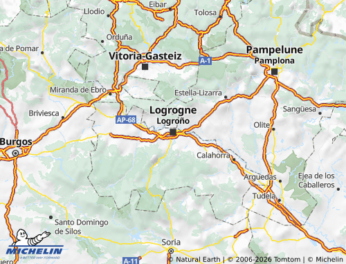 Mappa MICHELIN La Rioja - ViaMichelin