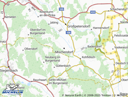 MICHELIN Mischendorf map - ViaMichelin