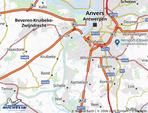 Mappa MICHELIN Hoboken - ViaMichelin