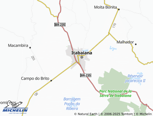 MICHELIN Rotary Club map - ViaMichelin