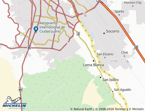 Mappa MICHELIN Cerrada de Oriente II Etapa 2 - ViaMichelin