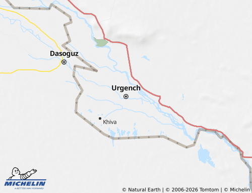 Carte MICHELIN Khorezm - ViaMichelin
