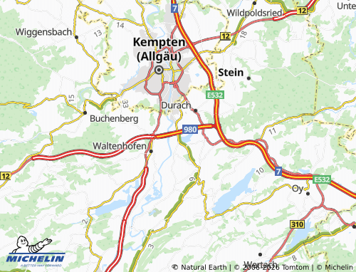 MICHELIN Sulzberg See map - ViaMichelin
