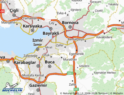 MICHELIN Serintepe map - ViaMichelin