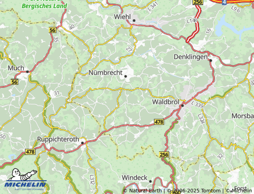 MICHELIN-Landkarte Geringhausen - ViaMichelin