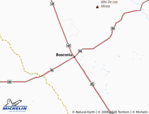 Carte MICHELIN Bosconia - ViaMichelin