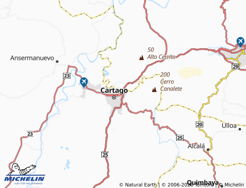 Carte MICHELIN Bolívar - ViaMichelin