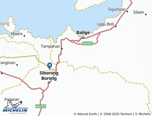MICHELIN Aek Bolon Julu map - ViaMichelin