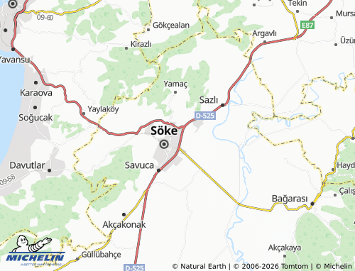 MICHELIN Atatürk map - ViaMichelin