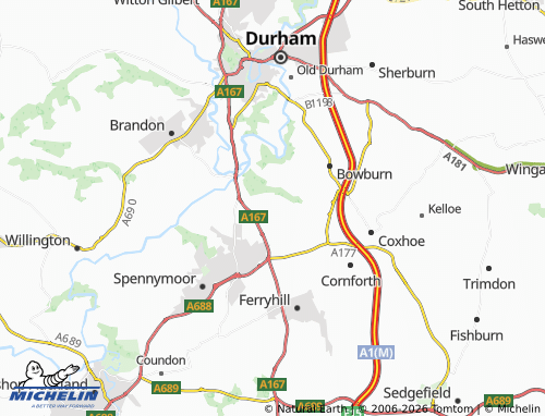 MICHELIN Hett map - ViaMichelin