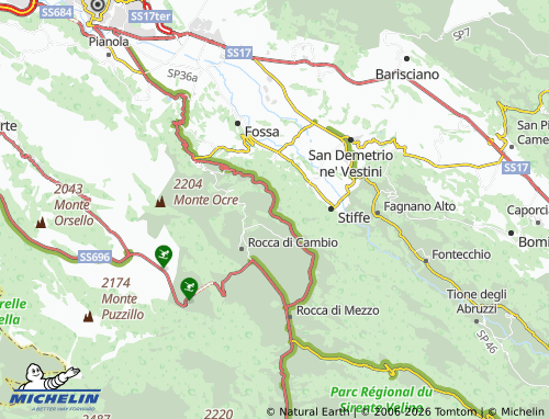 Mapa MICHELIN Fontavignone - ViaMichelin