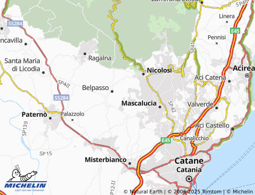 MICHELIN Villaggio del Pino-Le Ginestre map - ViaMichelin