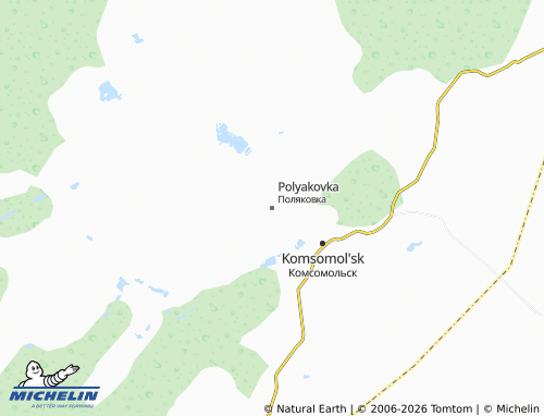MICHELIN-Landkarte Polyakovka - ViaMichelin