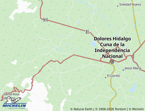 MICHELIN Los Hernández map - ViaMichelin