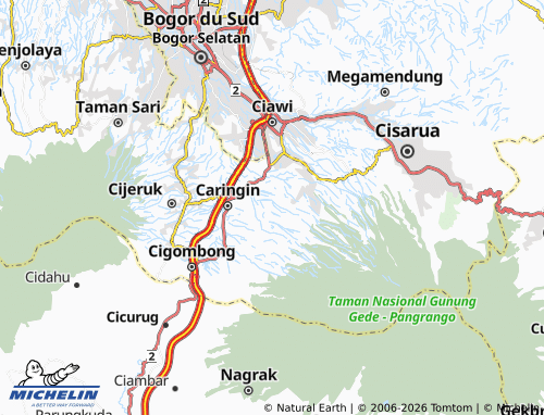 MICHELIN Pancawati map - ViaMichelin