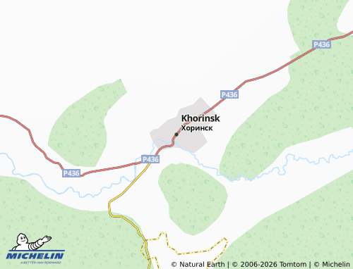 MICHELIN-Landkarte Khorinsk - ViaMichelin