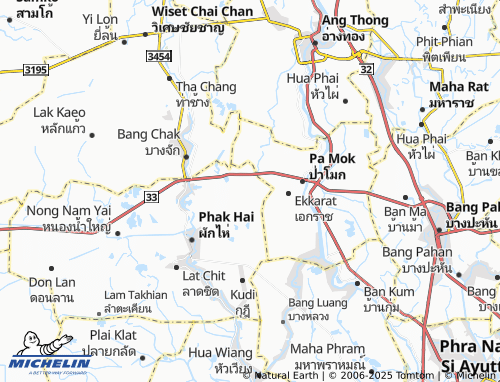 MICHELIN Ban Khae map - ViaMichelin