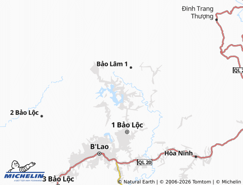 MICHELIN Bảo Lâm map - ViaMichelin