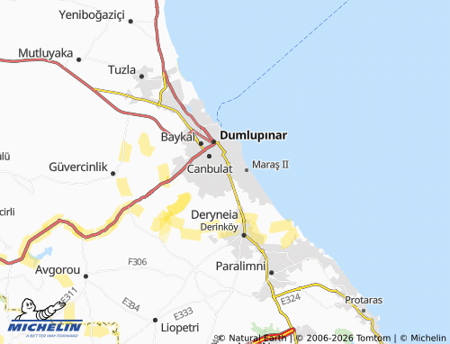 Mappa MICHELIN Lala Mustafa Paşa - ViaMichelin