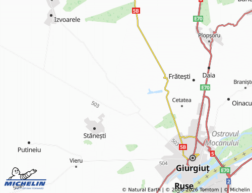 Mappa MICHELIN Oncești - ViaMichelin