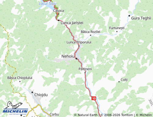 MICHELIN Nehoiu map - ViaMichelin