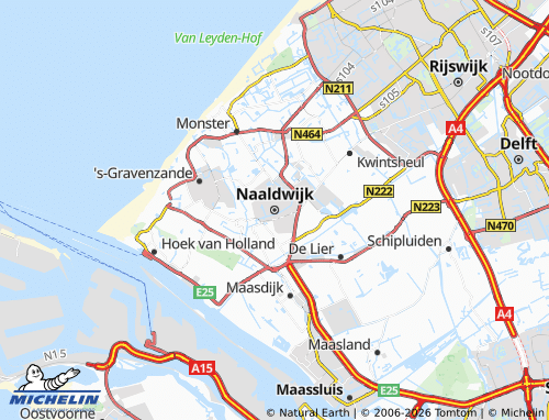 Kaart MICHELIN Naaldwijk - ViaMichelin