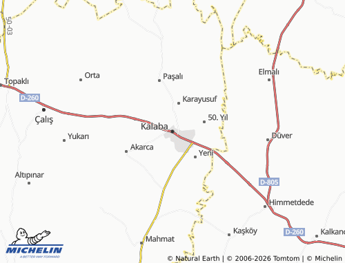 Mappa MICHELIN Kalaba - ViaMichelin