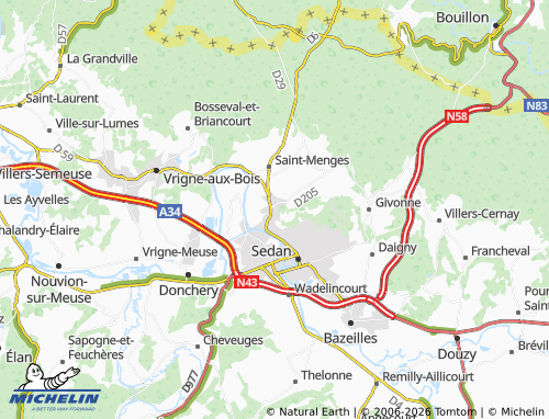 Mapa MICHELIN Floing - ViaMichelin