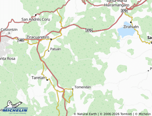 Mapa MICHELIN Mesa de Cazares - ViaMichelin