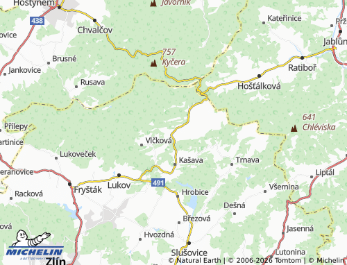 Mappa MICHELIN Držková - ViaMichelin